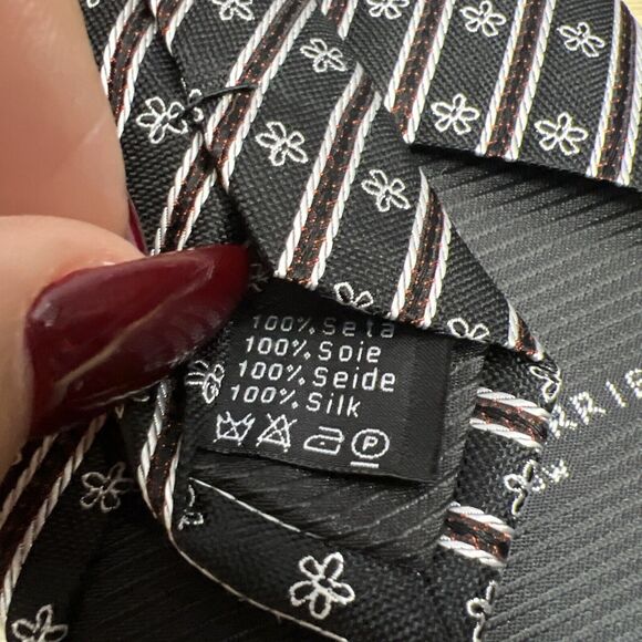 MARIO CALDI Savile Row Luxury Silk Tie Made In Italy 59” L 3.5" W GREAT CONDT. - Picture 9 of 10